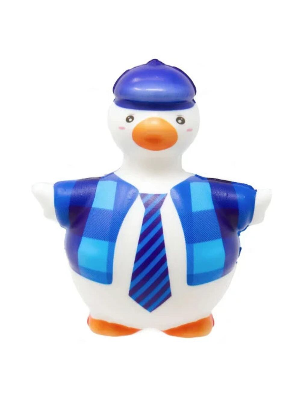 🔥JA-RU Hello Ducky! Slo-Rise Smushy Ducky Squeeze Toy BLUE/WHITE BNWT🔥
